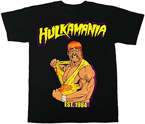8tees - Hulk Hogan Hulkamania 1984-S, color Black