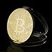 Produktbild Tocoss (TM) 1 x Gold ¨¹berzogenes Bitcoin M¨¹nze Sammler BTC M¨¹nze Kunstsammlung Geschenk Physische MAR18_15