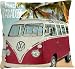 Produktbild ORIGINAL KUSCHEL-KISSEN VW BULLI 40 cm x 40 cm - NEU & OVP - VOLKSWAGEN VW BUS T1 EXKLUSIV MODELL 002 ROT - KISSEN - KUSCHELKISSEN - DEKOKISSEN - ZIERKISSEN - AUTOKISSEN - REISEKISSEN