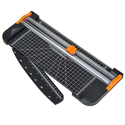 JieLiSi JLS 12"- Rogneuse Papier A4 noir avec Multi-fonction Orange *automatique sauvegarde lors de sécurité de coupe *