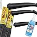 Produktbild Bosch Scheibenwischer Vorne + Hinten Wischblatt Set + Sonax Frostschutz 250ml
