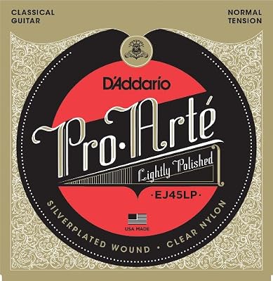 D'Addario Cordes composites pour guitare classique D'Addario Pro-Arte EJ45LP, Normal