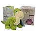 Produktbild Warmies Geschenkset Brachiosaurus, Kuscheltier, Wärmestofftier mit Lavendelduft, Wärmekissen + edle Geschenkverpackung + Büchlein mit spannenden Kindergeschichten
