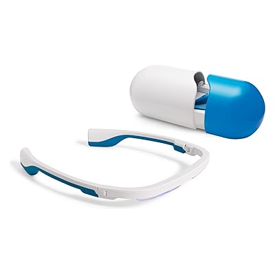 AYO: Premium Blue Light Therapy Glasses | Sleep Better, Boost Energy, Improve Mood | Portable Light Therapy Lamp | Circadian Rhythm Disruptions Linked to Sleep Problems, Winter Blues, Low Energy