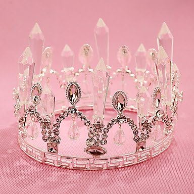 Women's / Flower Girl's Rhinestone / Crystal Headpiece-Wedding / Special Occasion / Outdoor Tiaras 1 Piece