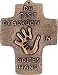 Produktbild Butzon und Bercker Kommunion Kreuz Geborgen in Gottes Hand Bronze 10 cm Erstkommunion