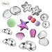 Produktbild cosyhouse Bad Bombenform Kit Bad Ball Kuchen Pop Maker DIY Seife Bad Bombenformen Set DIY Metall Bad Bombenform für Bad Bombenherstellung