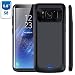 Produktbild NOVPEAK Slim 5000 mAh wiederaufladbare tragbare Externer Akku Case Backup Pack Juice Bank Cover Ladegerät Power Ladekabel für Samsung Galaxy S8 (schwarz)