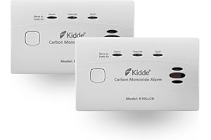 2-Pack Kidde 10LLCO Ten Year Life Carbon Monoxide Alarm with Sealed Longlife Battery