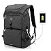 Produktbild Laptop Rucksack 15.6 Zoll, Damen Notebook Tasche Herren Schulrucksack wasserdichte Computer Rucksack mit USB ladeanschluss Funktionstaschen Reisen Outdoor Mordern Daypack Uni (Schwarz) (Schwarz)