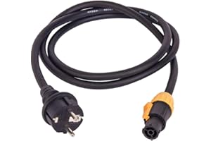 AFX LIGHT IP65 POWERCON True CAB-IP65-T1 Netzkabel Party Disco Club DJ Musik Event BÜHNE VERANSTALTUNG Strom