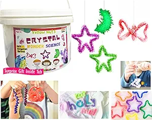 Yellow Nuts Learning Toys for 6 7 8 9 10 11 12 Years Old - Stem Kits for Kids - Science Lab for Girls and Boys - Stem Toys (Magic Crystal Kit)