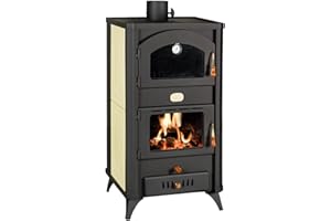 Termostufe Stufa A Legna Forno Cucina Boiler Acqua Calda Prity FG W18R 23kw.