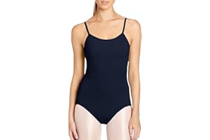 Lifup Damen Ballettanzug Ärmelloses Body Gymnastikanzug Ballett Trikot Einteiler Bodysuit mit Spaghettiträger