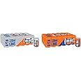 IRN-BRU Sugar-Free Diet, 24 x 330ml, Fizzy Drinks Multipack Cans (Pack of 24) & Regular, 24 x 330ml, Fizzy Drinks Multipack Cans (Pack of 24)