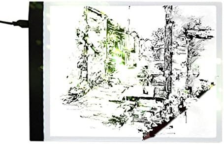LED Light Box Artist Thin Art Stencil Board Tracing Drawing Board Plat LED Drawing Board USB Powered A4 Copy Station