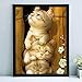 Produktbild Drei kleine süße Katzen Diamant Malen nach Zahlen Full Kit Bohrmaschinen Stickerei moasic Diamant Kreuzstich Animal Perlen Gemälde handgefertigt Naht Home Craft Wand Decor 5D DIY, Größe S