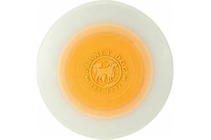 Planet Dog Orbee-Tuff Zoom Flyer - Apportierspielzeug für Hunde - leuchtende Frisbee - Orange, S