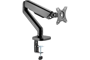 AD ADVANCE - Support Ecran PC Vesa 17 à 32 Pouces | Bras Articulé Ecran PC pour Moniteur | Pied Robuste Capacité de Charge 2 à 9 kg | Hauteur & Inclinaison Ajustable | Rotation à 360…