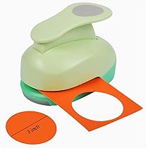 Vaessen Creative Stanzer Set - 3 Kreise Mit Zahnrand Für Papierbasteln Bis 250g/m² - Ideal Für Scrapbooking & Karten