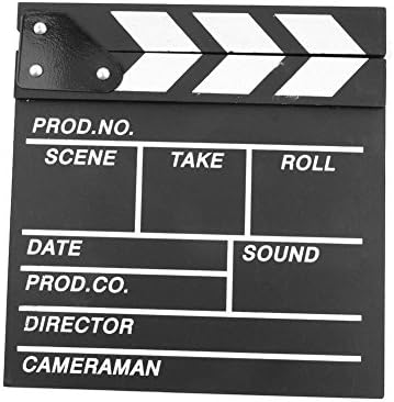 SWEETSTAN Movie Clapperboard Clapper Board Erase Clapboard Cut Action Scene Acrylic