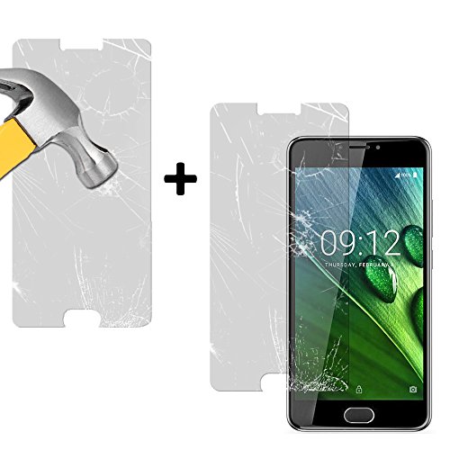 BeCool® - Pack [2 Stück] Panzerglas Displayschutzfolie für Acer Liquid Z6 Plus, 9H Härte, Anti-Kratzen, Anti-Öl, Anti-Bläschen