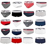  Fila.. - Culottes - para Mujer Pack de 6 Boxers Modèles Surprise L