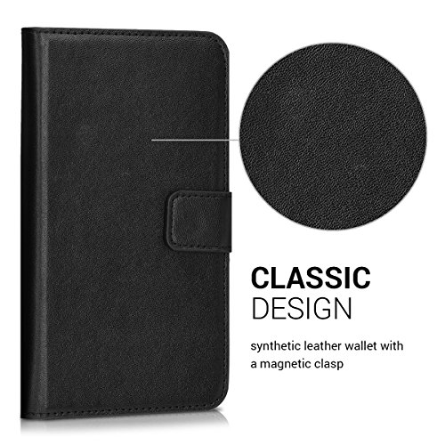 kwmobile Funda para ZTE Nubia M2 Lite - Carcasa de Cuero sint tico - Case con Tapa y Tarjetero en Negro reviews kwmobile Funda para ZTE Nubia M2 Lite - Carcasa de Cuero sint tico - Case con Tapa y Tarjetero en Negro