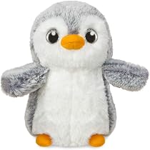 Aurora World Pompom Penguin Santa Plush – 7" Red Santa Outfit, Soft Stuffed Animal, Holiday Gift - View #13