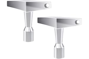 Desenda 2 PCS Drum Key with Built-in Hole, Drum Tuner Key Drum Tuning Key Drill Bit for Acoustic and Electronic Snare Drums (Quadrilateral)