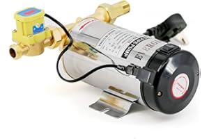 EVERGD 120W Automatic Electronic Water Pressure Booster Pump Flow Rate Shower for Home Garden