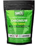 Chromium 1000mcg Picolinate Tablets | 120 Pack | Can Contribute to Normal Blood Glucose/Sugar Levels and a Healthy Metabolism