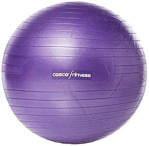 Cosco Anti Burst Gym Ball with Foot Pump, 55cm