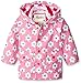 Hatley Baby-Girls Infant Raincoat -Flower Heart Garden Long Sleeve Raincoat, Multicoloured (Pink), 12-18 Months