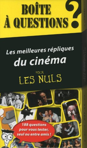 Livres Couvertures de Boîte à questions - Les meilleures répliques du cinéma pour les Nuls