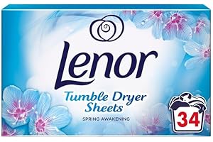 UKDeals Direct® Tumble Dryer Sheets Spring Awakening Fabric Conditioner Fresh Clothes, Long lasting Freshness When Tumble Drying For Clean & Soft Fabrics (34sheets in pack)