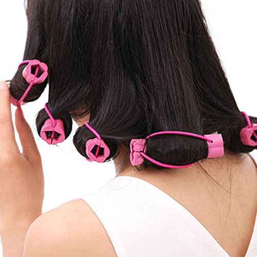 Lockenwickler, Haarklammern, Lockenstäbe DIY Curler Roller Lockenwickler Set Soft & Comfortable Hair Curlers Hair Curling Styling Twist Tool DIY Kosmetik Tools fur Weiblich, 6 Stück - 3