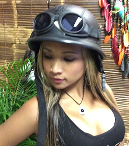 2CHOPPERHELM Biker Harley Biker Helmets Bulzeye Helmet Size M Black SizeM Casco Bike Helmet Bike 2BIKER Helmets