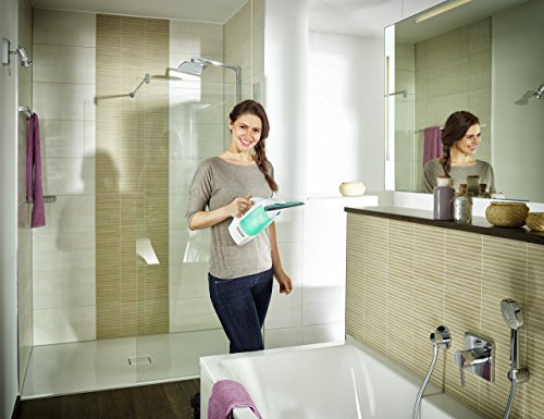 Leifheit 51003 Fenstersauger Dry und Clean mit Stiel/Einwascher, Plastik, weiß, 23 x 10 x 47.5 cm - 3