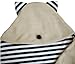 Gaorui baby parisarc blanket Infant hoodie fleece Swaddle wrap sleeping bag stroller