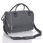 LCP Kids Baby Wickeltasche SYDNEY mit wasserdichter Wickelunterlage und Kinderwagen Universal Befestigung