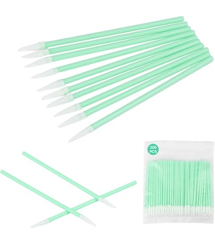 100 Unidades Bastoncillos De Limpieza Sin Pelusa - Palillos Largos Para Limpieza De Inyectores, Cámara, Lentes Y Dispositivos Electrónicos (Alcohol Compatible)