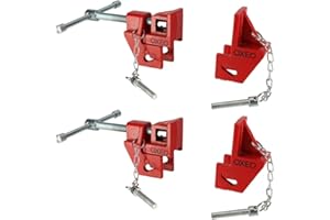 OXEO Têtes de serre joint dormant X2 - En fonte - pour bois 27mm - Système auto serrant - Adaptable à la longueur souhaitée