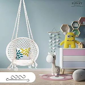 Patiofy Home Swing for Adults, Kids, Living Room, Balcony, Hanging Jhula for Kids with Free Hanging Accessories