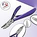 Limited Edition Toenail Cutters Chiropody Ingrown Toenail Finger Clipper Flame Pointed 4.5" 13Cm Nipper Podiatry UK Brand BeautyTrack Special Handmade (Purple)