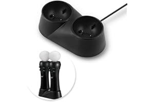 ZUNATE Dual Controller Charger Station for VR, Power Charging Dock for VR Remote Controllers, Charging Station Stand