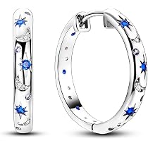 Anillo De Plata 925 De Luna Y Estrella Con Ojo Turco Y Zirconia Cúbica - Regalo Ideal Para Mujer