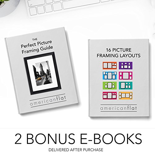 A5 (15x21cm) Schwarzer-Bilderrahmen mit Glasfront – Geeignet für Dokumente - 7