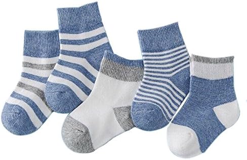 Mengting Unisex Baby Toddler foot Cotton Socks Baby Footsocks Sneakers 1-6 years
