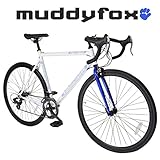 Muddyfox Road 14 - 700C Wheel Touring Road Bike in White and Blue - 14 Speed